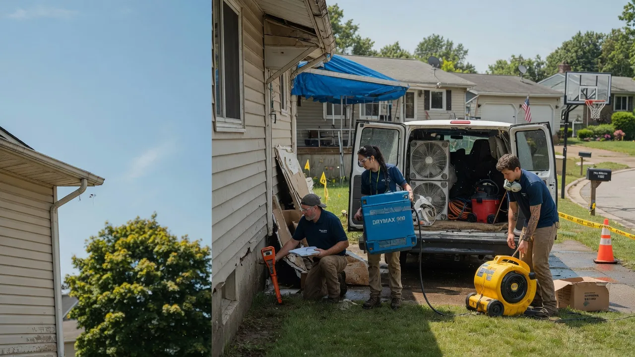 Ceiling Leak Cleanup in Hampton, MN near me